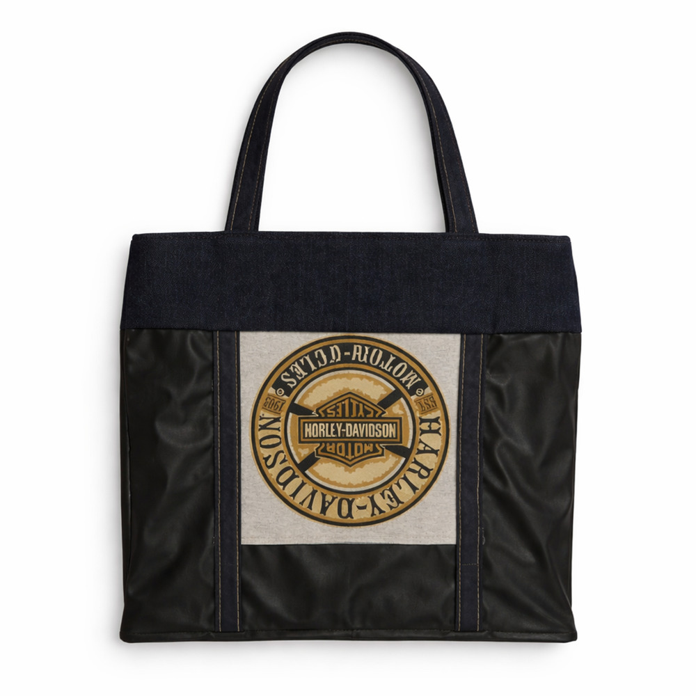 OOAK Harley Davidson Reversible Large Tote